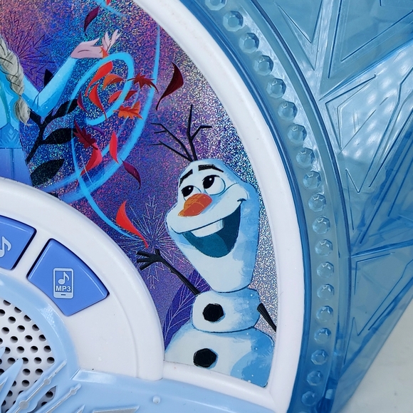 Disney© Frozen 2 Sing Along Mic Boombox Karaoke Toy Model FR-115.EMv1 TESTED - Picture 7 of 12